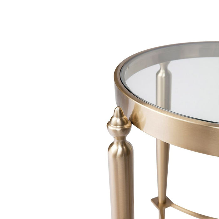 Jak Side Table Brushed Gold - 32252