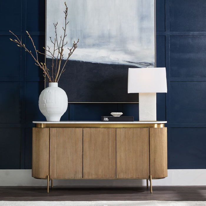 Demarco Buffet White & Antique Gold - 32750