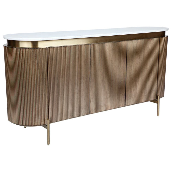 Demarco Buffet White & Antique Gold - 32750