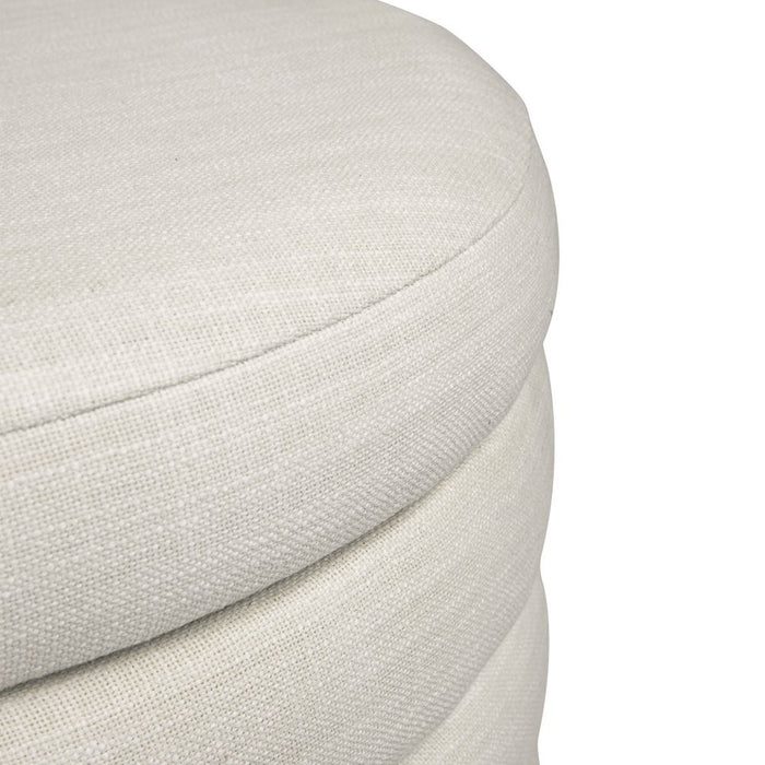 Demi Storage Bench Ottoman Off White - 32861