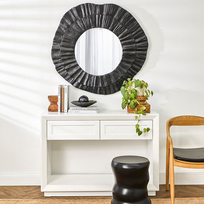 Corfu Wall Mirror Black - 40560