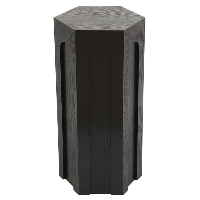Winston Ash Wood Tall Side Table Black - 33380