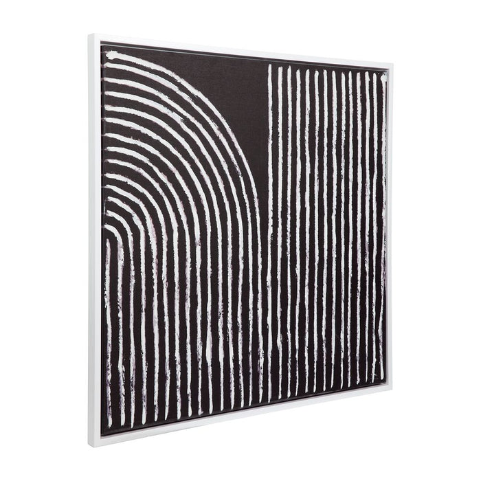 Rush Medium Hour Enhanced Canvas Print White & Black - 52842
