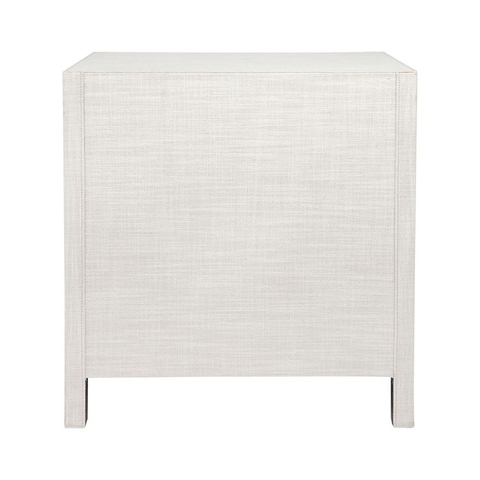 Astley Upholstered Bedside Table Natural - 32257