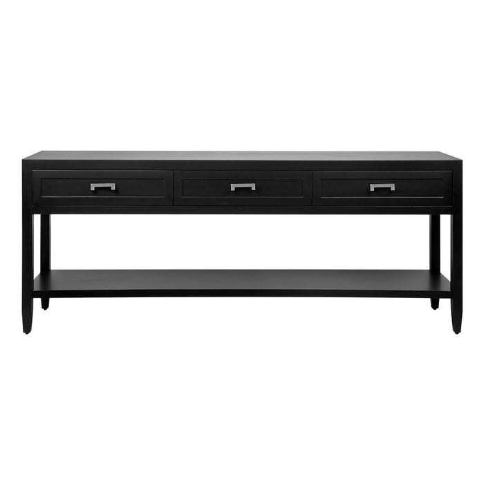 Soloman Large Console Table Black - 32237