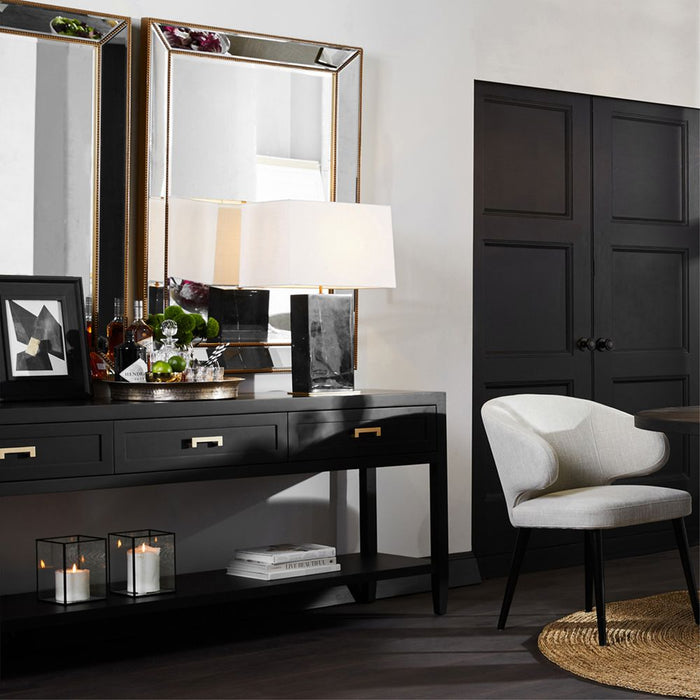 Soloman Large Console Table Black - 32237
