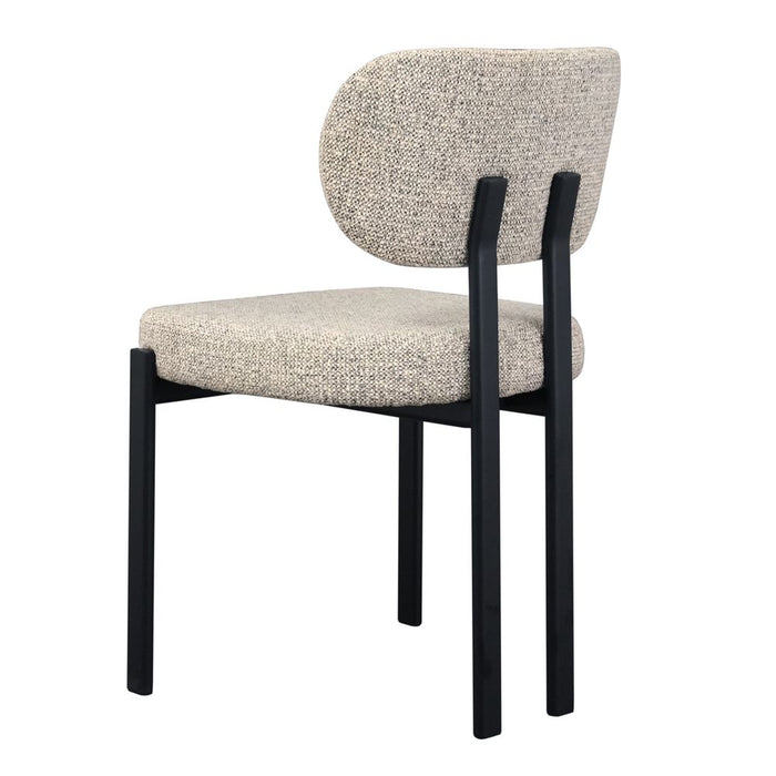 Stuart Dining Chair Speckle Black & Brown - 33404