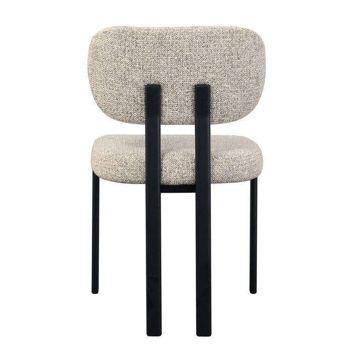 Stuart Dining Chair Speckle Black & Brown - 33404