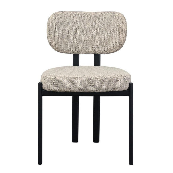Stuart Dining Chair Speckle Black & Brown - 33404