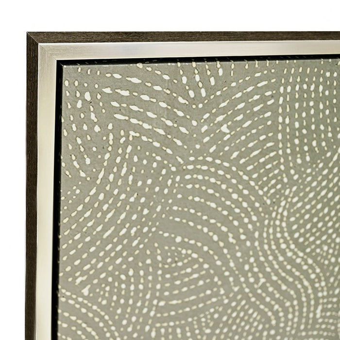 Serendipity Enhanced Canvas Print White & Green - 53102