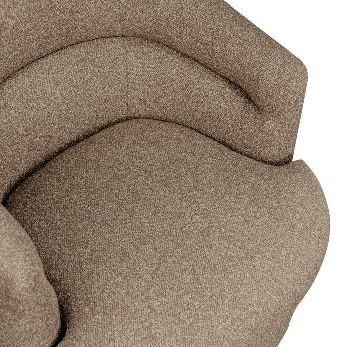 Holly Swivel Arm Chair Cocoa Mocha - 33195