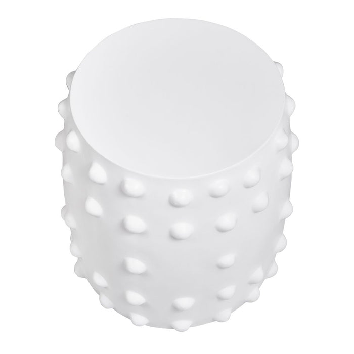 Otto 400mm Concrete Stool White - 33126