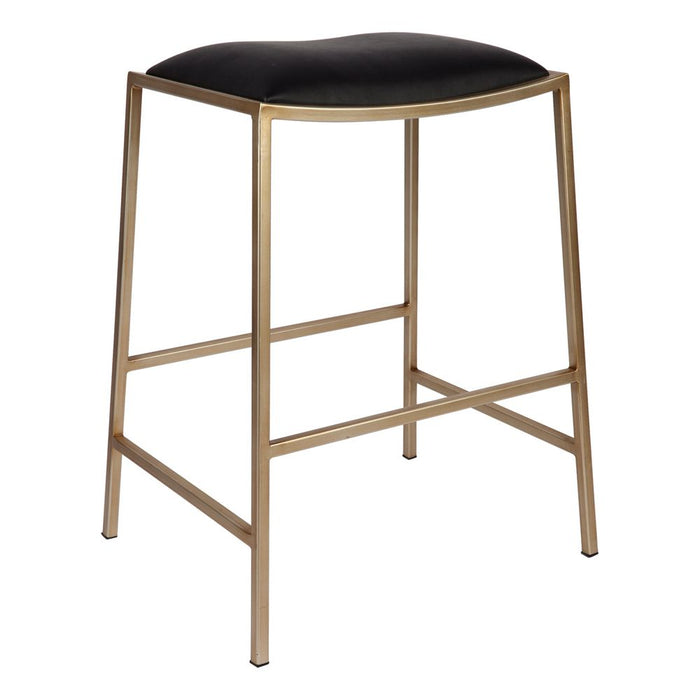 Kai Kitchen Stool Gold & Black - 32864