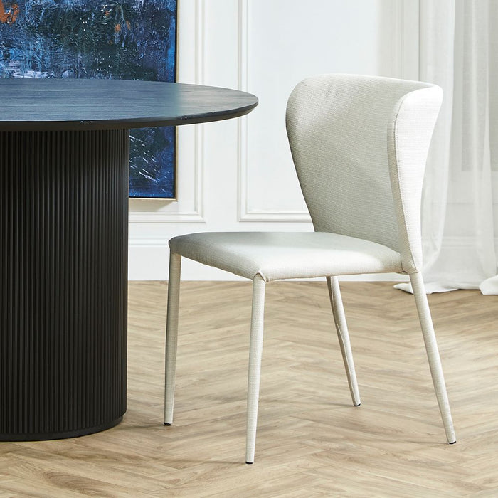 Foley Set Of 2 Dining Chair with Fabric Legs Natural - 33061