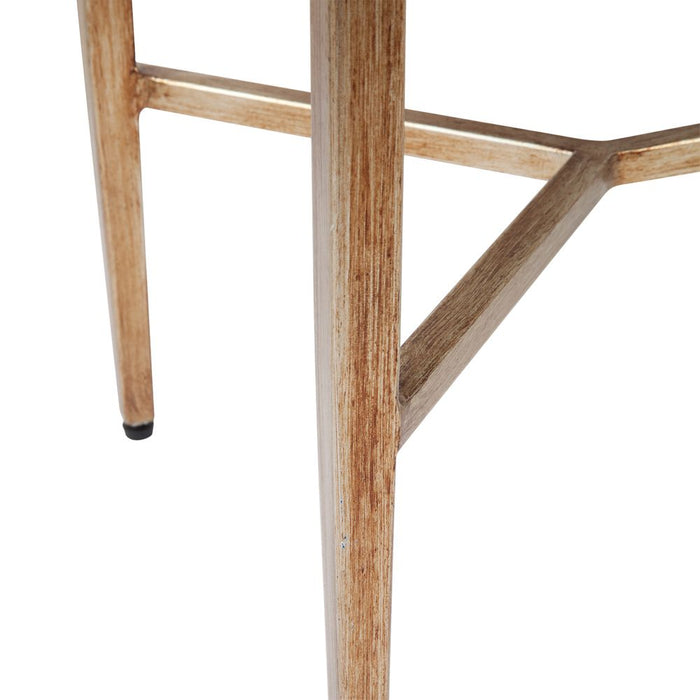 Chloe Stone Small Console Table Antique Gold - 32217