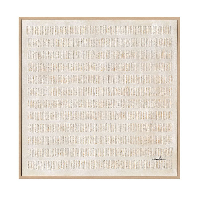 Serenity Acrylic Canvas Painting Natural Frame - 53189