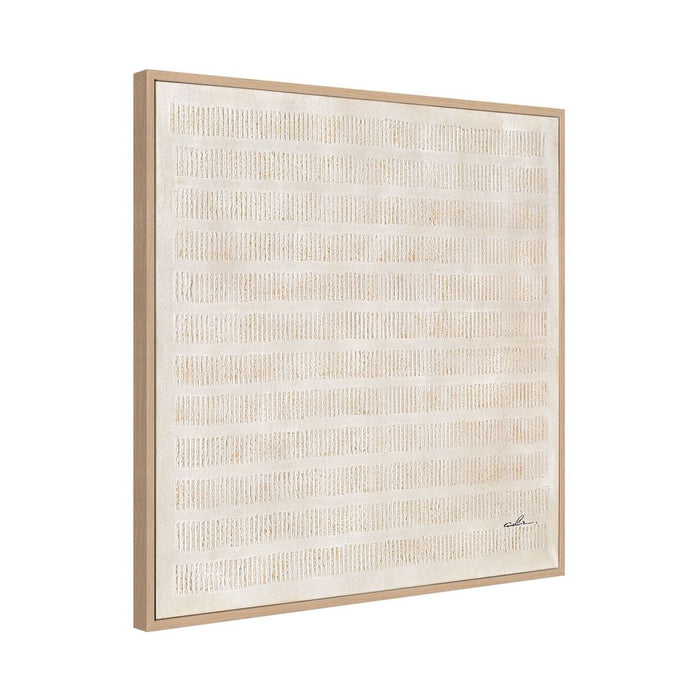 Serenity Acrylic Canvas Painting Natural Frame - 53189