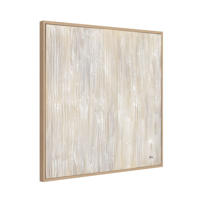 Peaceful Wood Dreaming Canvas Painting Natural Frame - 53182
