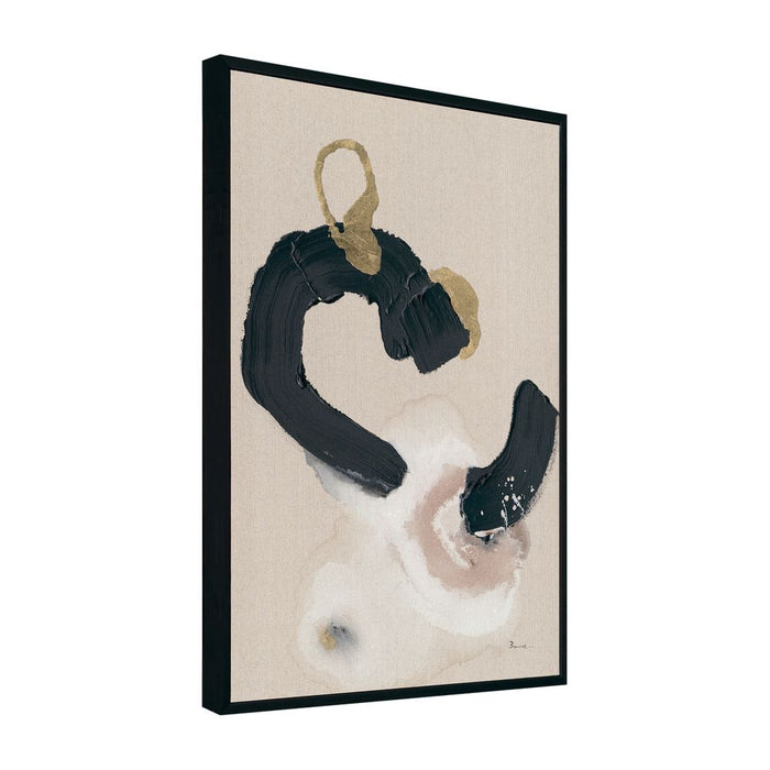 Royal Dance Canvas Painting Black & Gold - 53187