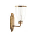 Buy Wall Sconce Australia Westbrook 1 Light Sconce Brass With Glass Shade - ELPIM85350AB