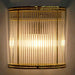 Buy Wall Sconce Australia Verre Half Round Glass Wall Light Brass - ELJE13652B