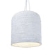 Buy Pendant Lights Australia Lombok basket 1 Light Pendant Cream - ELTIQ102894