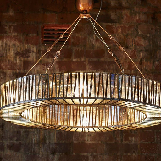 Buy Pendant Lights Australia Chelton Glass 6 Light Pendant - ELJE15309