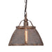 Buy Pendant Lights Australia Lorenzo Large 1 Light Pendant Rustic - ELZR6344M