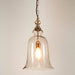 Buy Pendant Lights Australia Tivoli Glass Overhead Lamp Large Silver - ELPIM52099AS