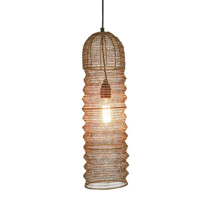 Monash Wire Mesh Ceiling Pendant Brass - ELMA16485