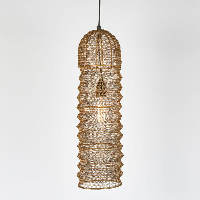 Monash Wire Mesh Ceiling Pendant Brass - ELMA16485