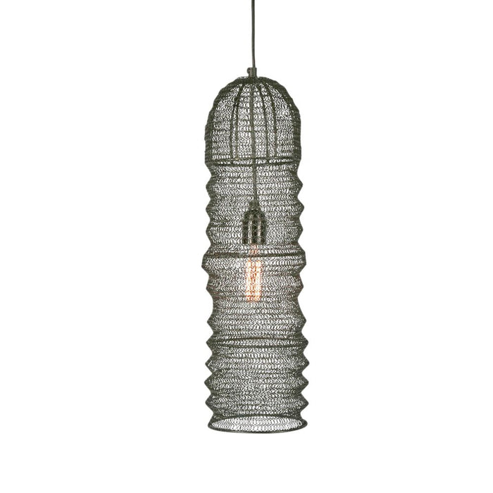 Monash Wire Mesh Ceiling Pendant Black - ELMA16486