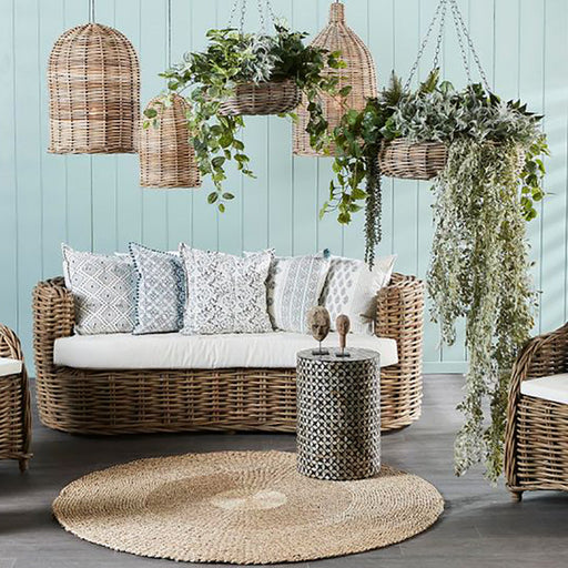 Buy Pendant Lights Australia Rattan Bell 1 Light Pendant Small - ELPYRR7500NA