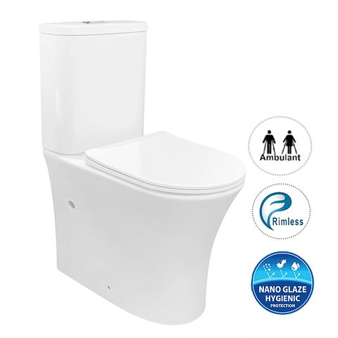 Newport Toilet Suite White Ceramic - INTSPK