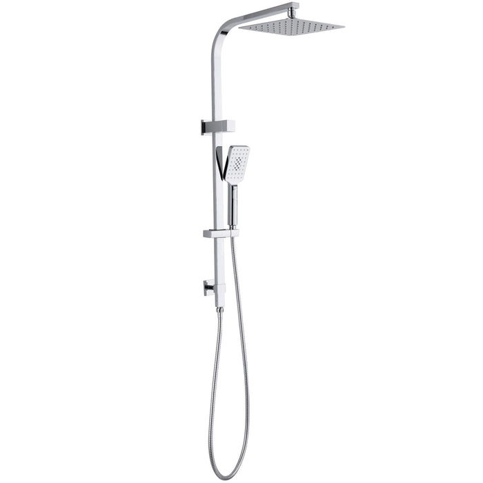 Oskar / Zevio 250mm Twin Shower Combo Top Inlet Chrome - TSSTI-10