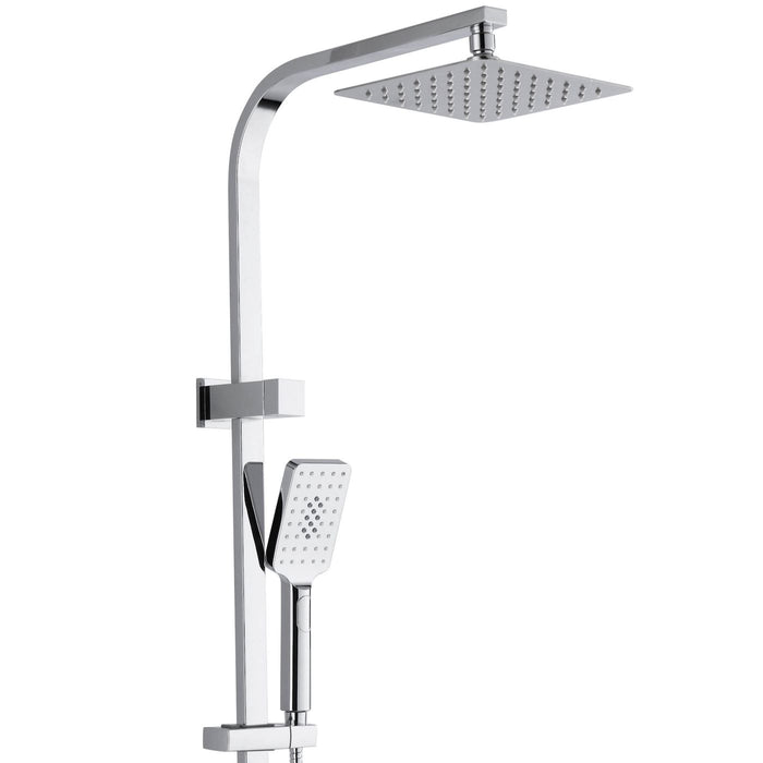 Oskar / Zevio 250mm Twin Shower Combo Top Inlet Chrome - TSSTI-10