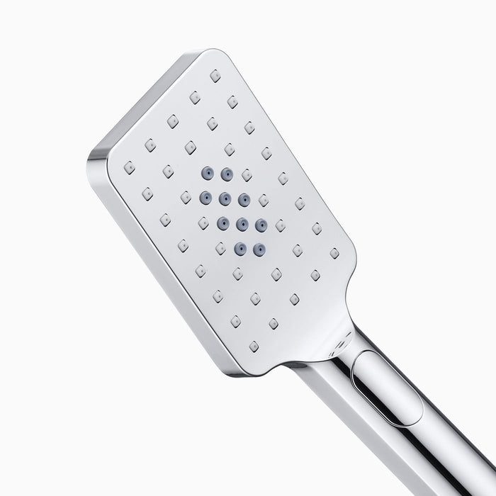 Oskar / Zevio 250mm Twin Shower Combo Top Inlet Chrome - TSSTI-10