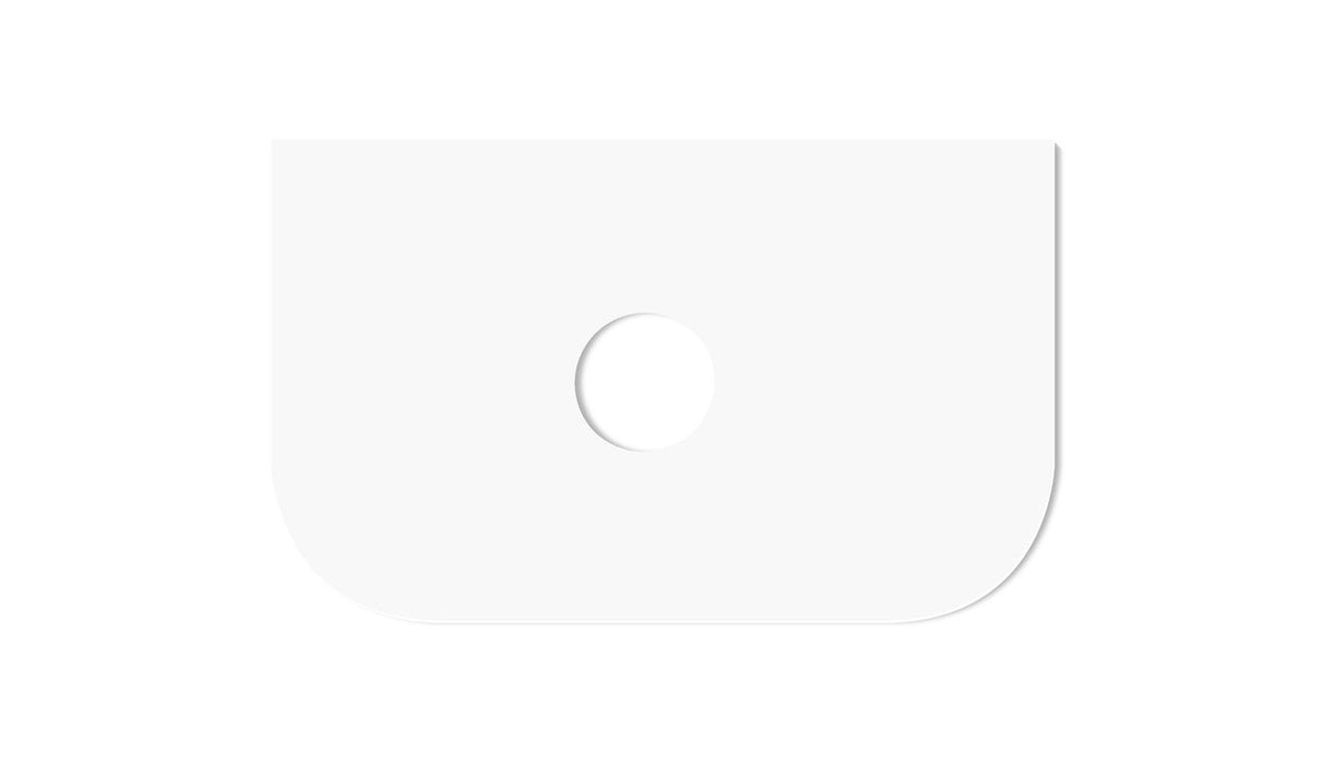 Bondi 750x460x20 Pure White Top - STBO74PW