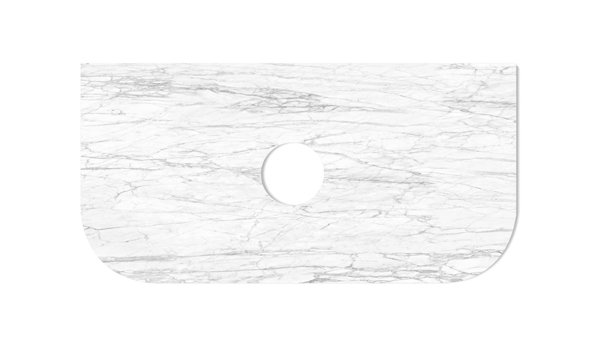 Bondi 900x460x18 Natural Carrara Marble Top - STBO94NCA
