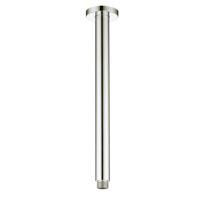 Vetto Round 300mm Ceiling Shower Arm Brushed Nickel - PCSA3BN