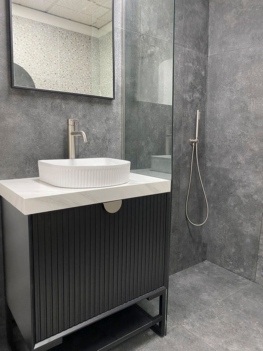 Marlo 900mm Wall Hung Vanity Matte Black - MA900B