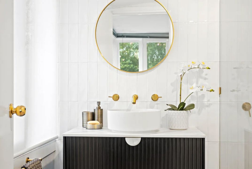 Marlo 900mm Wall Hung Vanity Matte Black - MA900B