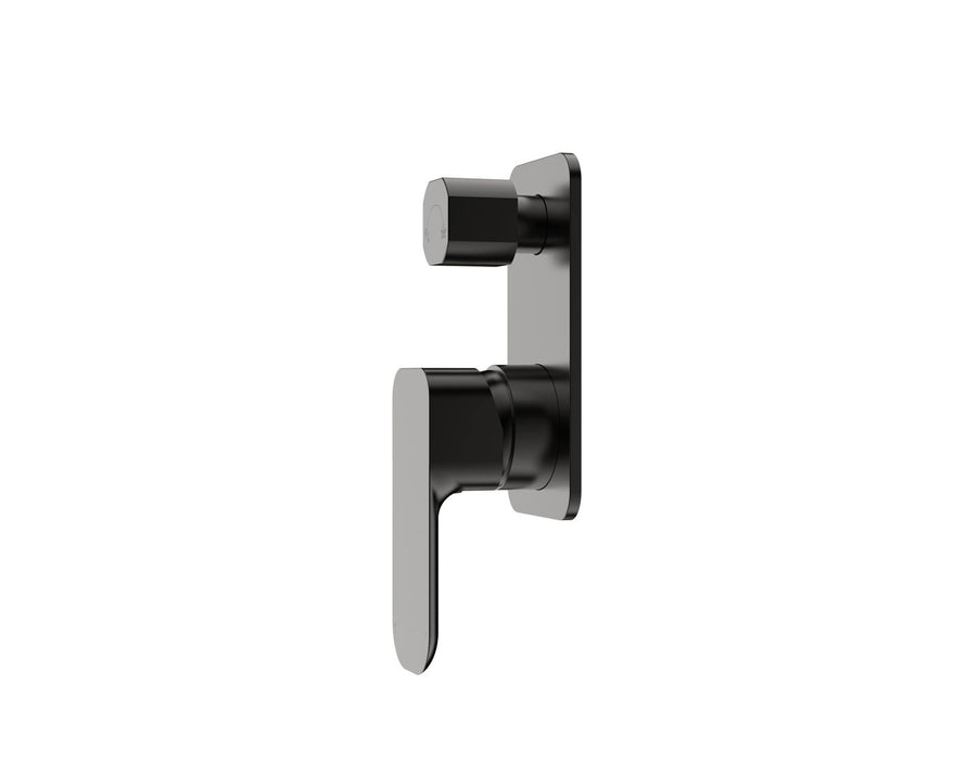 Oskar Shower Mixer with Diverter Gun Metal - TP-ODSMGM