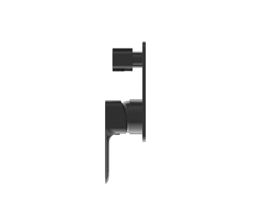Oskar Shower Mixer with Diverter Gun Metal - TP-ODSMGM
