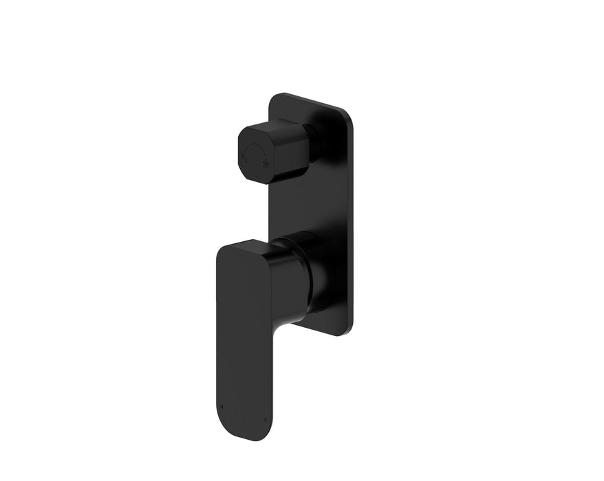 Oskar Shower Mixer with Diverter Matte Black - TP-ODSMB