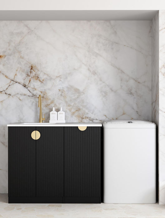 Marlo Base Cabinet Laundry Matte Black - LA-1060-MA-PW