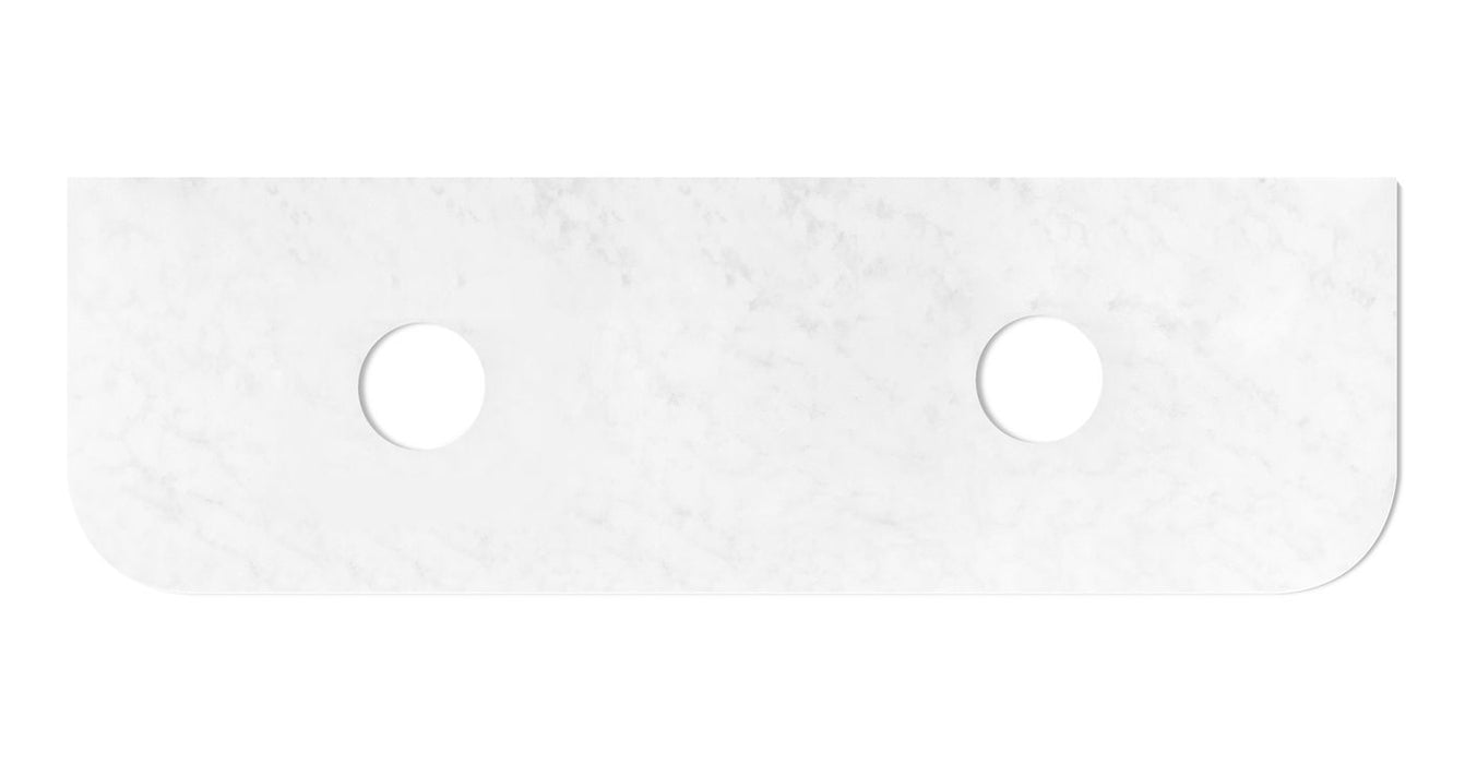 Bondi 1800x460x20 Solid Surface Cloudy Carrara Top - STBO184CA