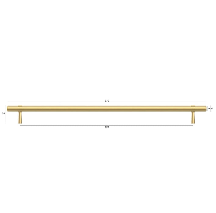 Astor 370mm Handle Brushed Brass - ASHDL320-BB