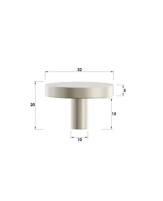 Chloe 32mm Handle Brushed Nickel - CHHDL-BN