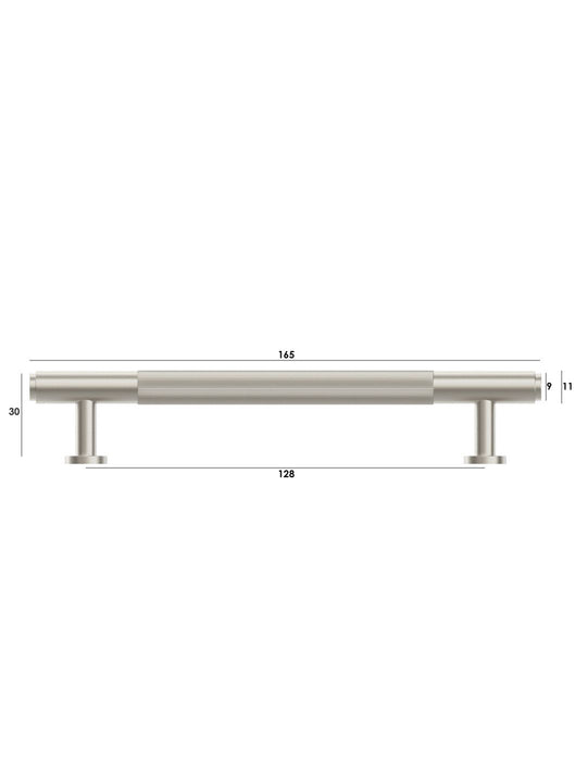 Soho 165mm Handle Brushed Nickel - SOHDL128-BN